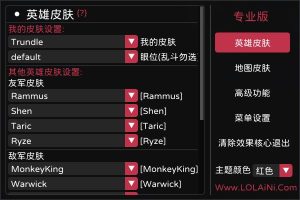 LOL换肤助手专业版多功能持续更新页-LOL换肤助手官方网站-LOL换肤大师
